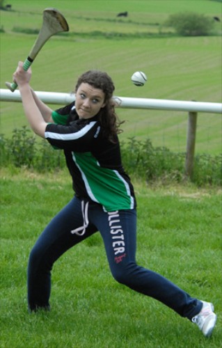 Competing at the Poc Fada at Downpatrick.